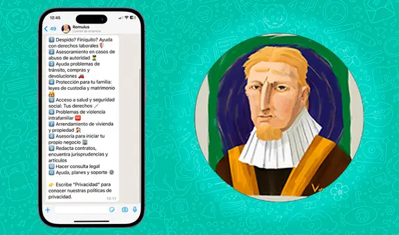 ¿Cómo usar Romulus, la 'IA abogado' de WhatsApp que redacta contratos y otros documentos legales?