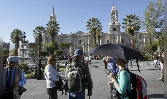 Temperatura récord en Arequipa: 27 grados en invierno