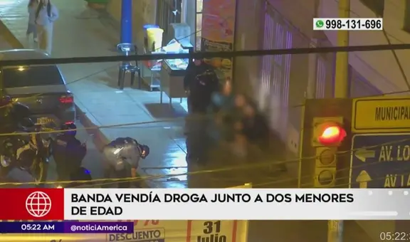 Santa Anita: banda criminal utilizaba a menores de edad para comercializar drogas