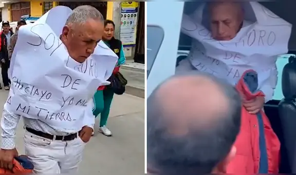 Ronderos expulsan de Cajamarca a Chiclayo a reincidente ladrón de 73 años