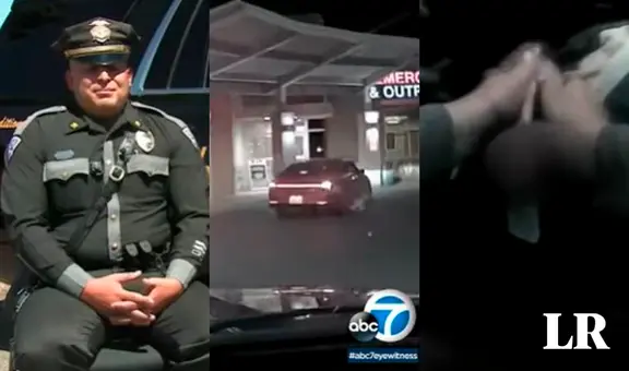 Policía detiene a conductor para multarlo y termina ayudando a su pareja que dio a luz en el auto