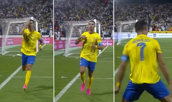 El inédito gesto de Cristiano Ronaldo antes de hacer el "siu" en su celebración ante el Al Shorta