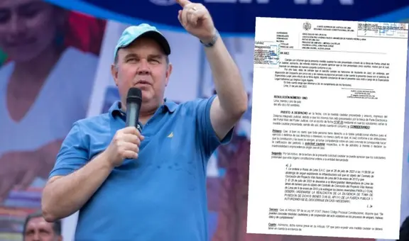 Peajes: juez deniega medida cautelar que intentó promover Rafael López Aliaga