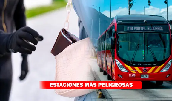Transmilenio: estas son las 10 estaciones más peligrosas en Colombia