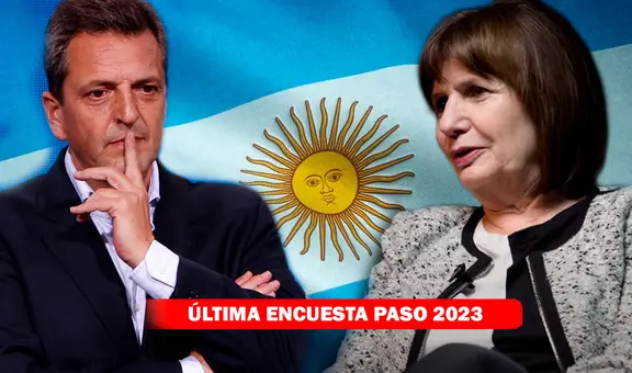 Última encuesta electoral: Javier Milei, Sergio Massa o Patricia Bullrich, ¿quién lidera?