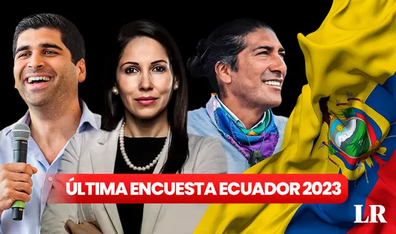 Última encuesta presidencial Ecuador: ¿quién va ganando las Elecciones 2023 según Click Report?