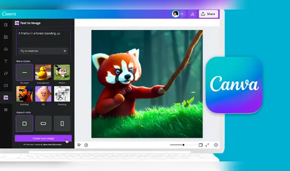 Canva lanza función con IA para crear imágenes a partir de texto: ¿cómo funciona?