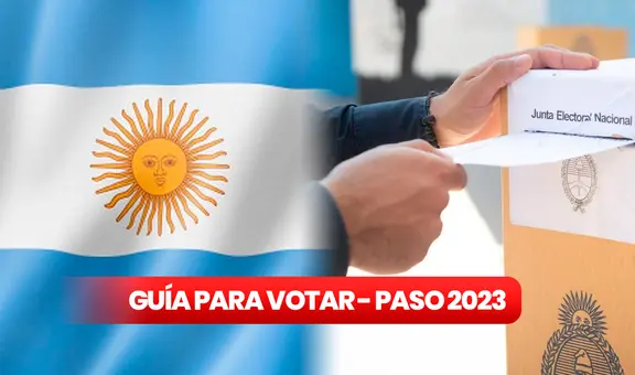 PASO 2023: guía fácil para votar este domingo en las elecciones en Argentina
