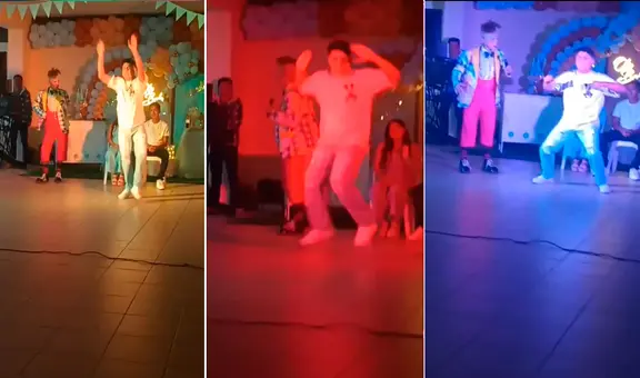 Joven la rompe en baby shower y deja en shock a payasito al bailar al ritmo del ‘Siqui siqui’