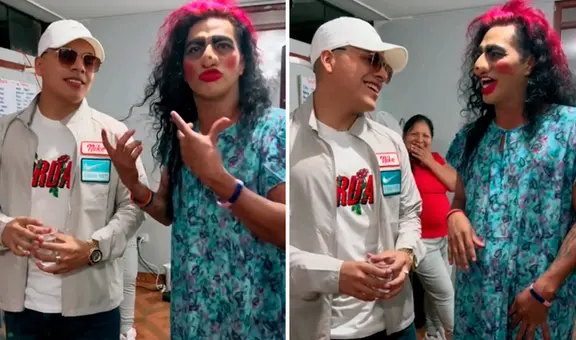 Chechito, el 'Bad Bunny de la chicha', tuvo divertido encuentro con Pepino y cantaron juntos