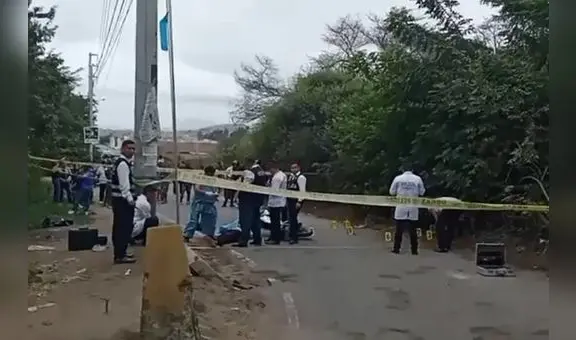 Sicario asesina a hombre a balazos y deja mensaje a organizaciones criminales en Chimbote
