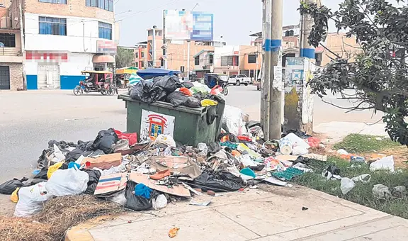 Hay 45 puntos críticos de basura en Chiclayo
