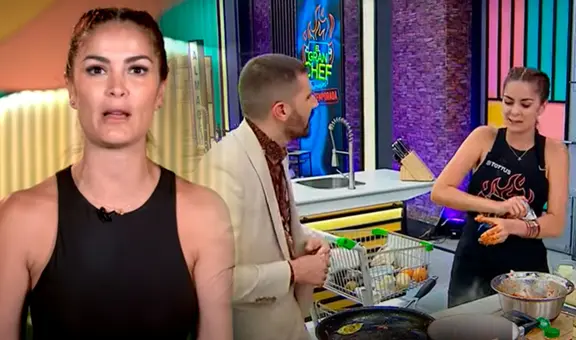 Laura Spoya no quiso la ayuda de Peláez y terminó eliminada de 'El gran chef: famosos'