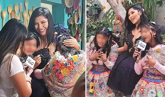 ¡Lo lograron! Hermanitas que cantan en los buses conocieron a Yarita Lizeth: “Siempre humilde”