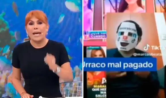 Magaly furiosa con tiktoker que se hace pasar por 'urraco': "En este programa nadie oculta su rostro"