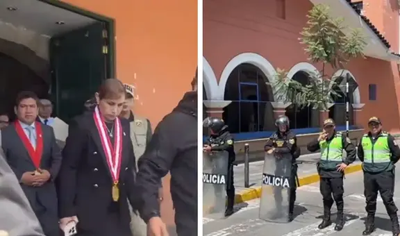 Patricia Benavides llegó a Ayacucho, pero su visita provocó el rechazo de los ciudadanos