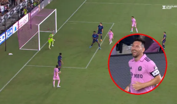 Lionel Messi sacó una soberbia definición para el 4-0 del Inter Miami sobre el Charlotte FC