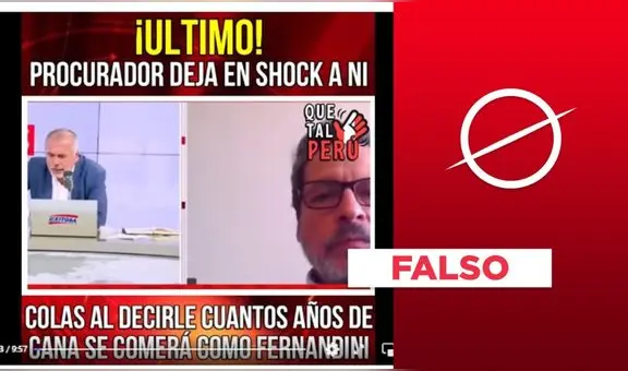 Exprocurador no estimó en entrevista los años de cárcel para Nicolás Lúcar