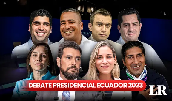 Elecciones Ecuador 2023: ¿a qué hora será el debate electoral y qué candidatos asistirán?