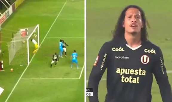 Williams Riveros marcó su primer gol en la Liga 1 para el 1-0 de Universitario contra Binacional