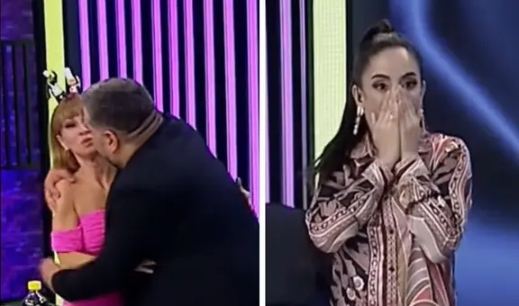 Javier Masías 'roba beso' a Belén Estévez en su retorno a 'El gran chef: famosos'