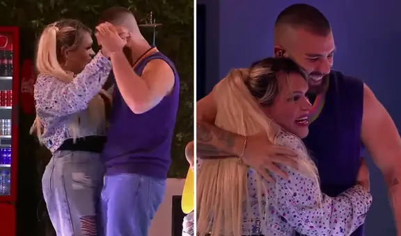 Manuel Turizo le roba un beso a Wendy Guevara por su cumpleaños y ella reacciona así: “¡Te amo!”