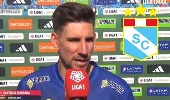 Giordana y su 'dardo' hacia Sporting Cristal y el arbitraje: "Las patadas son para nosotros"