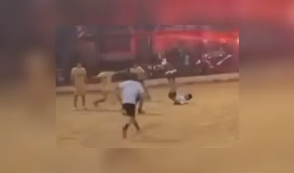 Partido de fútbol de confraternidad termina en batalla campal en Ucayali