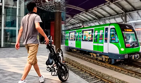 Línea 1 permite bicicletas plegables: ¿cuáles son los requisitos para este beneficio?