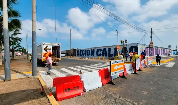 Cierran tramo de la avenida Bocanegra por obras de la Línea 2: ¿cuál es el plan de desvío?