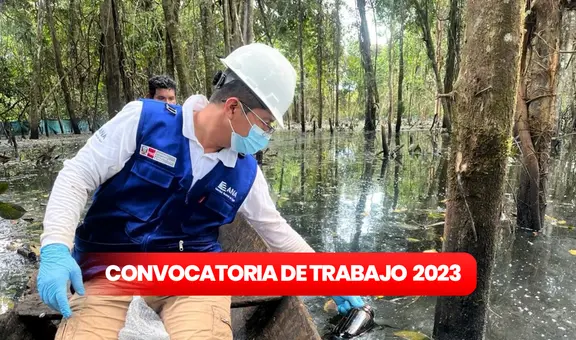 ¡Para titulados! Autoridad Nacional del Agua ofrece 230 empleos con sueldos de hasta S/11.500