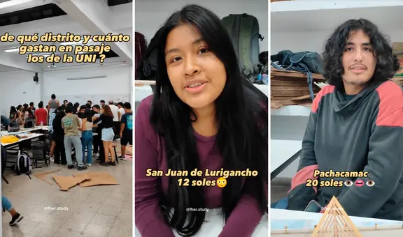 Joven revela que gasta S/20 diarios para ir a estudiar desde Pachacamac hasta la UNI