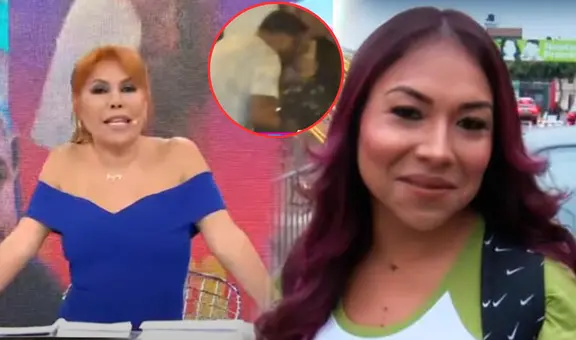 ¡No era Dayanita la del ampay! Magaly emitió falsas imágenes que no eran de cómica besando a un hombre