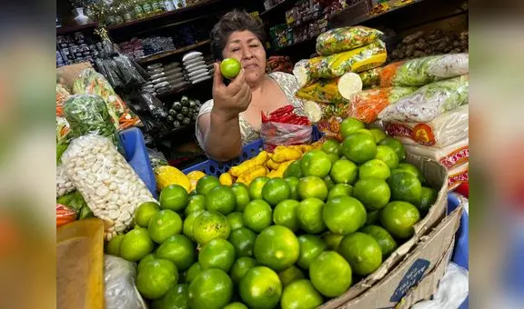 Precio mayorista del limón subió más de 200% en dos meses