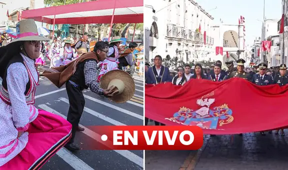 Aniversario de Arequipa 2023 EN VIVO: inició la presentación de comparsas en el corso de la Ciudad Blanca