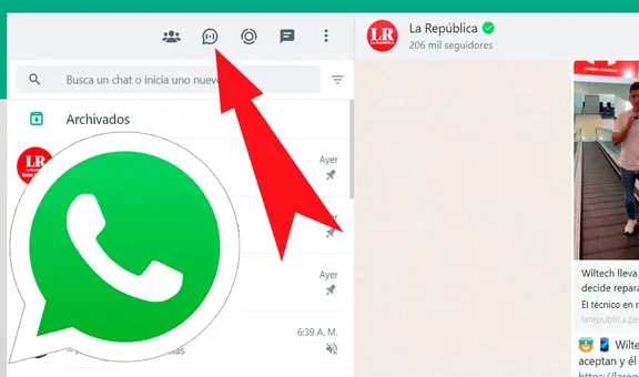 ¿Para qué sirve el nuevo botón que aparece cuando ingresas a WhatsApp Web?
