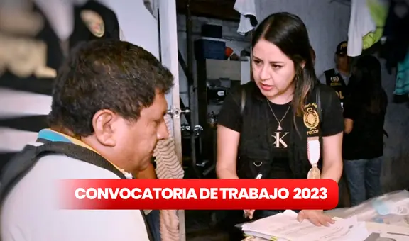¿Titulado y sin empleo? Ministerio Público ofrece 131 trabajos con sueldos de hasta S/4.500