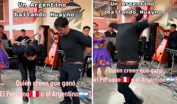 Argentino y peruano se miden en duelo de huayno ante Sonia Morales y redes explotan: "Baila mejor que yo"