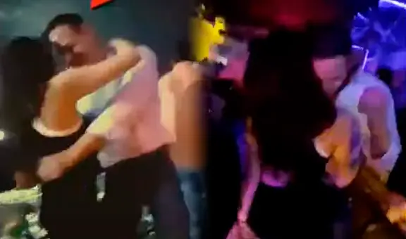 Ampay de Mark Vito: así fue captado bailando con misteriosa joven en una discoteca local