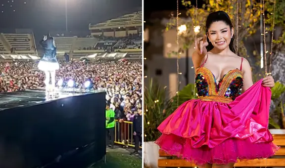 Yarita Lizeth llenó estadio en concierto por aniversario 484 de Huánuco