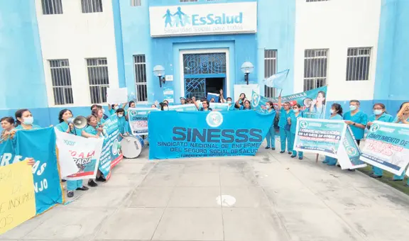 Lambayeque: enfermeros reclaman por falta de pagos y medicamentos