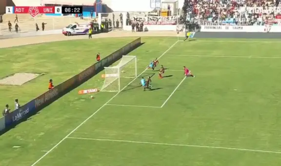 Janio Pósito 'madruga' a Universitario: gol de ADT a los 6 minutos para el 1-0 en Tarma