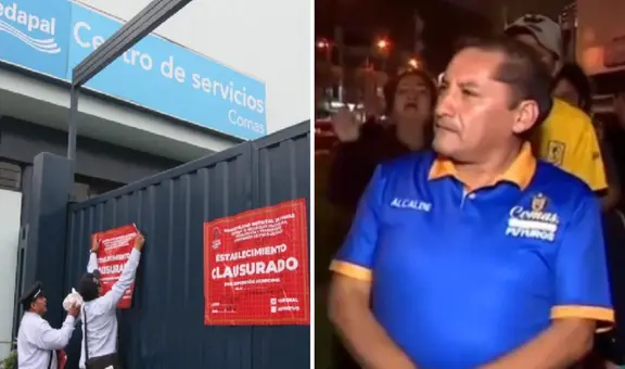 "Todos tenemos agua": alcalde de Comas sobre posible desabastecimiento tras cierre de oficinas de Sedapal