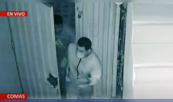 ¡Se fueron corriendo! Alarma impidió que delincuentes robaran casa en Comas