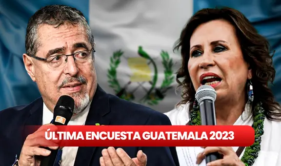 Encuesta presidencial Guatemala: ¿quién va ganando en la intención de voto para la segunda vuelta?