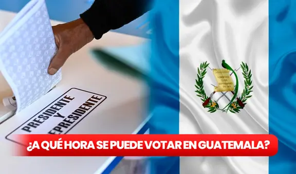 ¿A qué hora se puede votar?: conoce el horario completo del centro de votación de las Elecciones Generales de Guatemala 2023