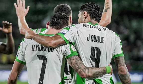 Atlético Nacional venció 2-1 a América de Cali y clasificó a cuartos de final de la Copa Colombia