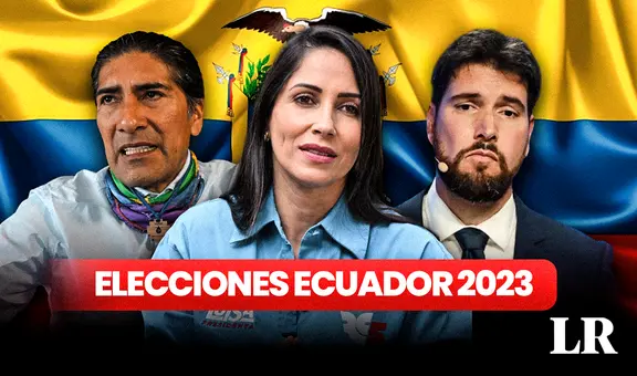 ¿Quién va ganando las elecciones 2023, según la última encuesta electoral en Ecuador?