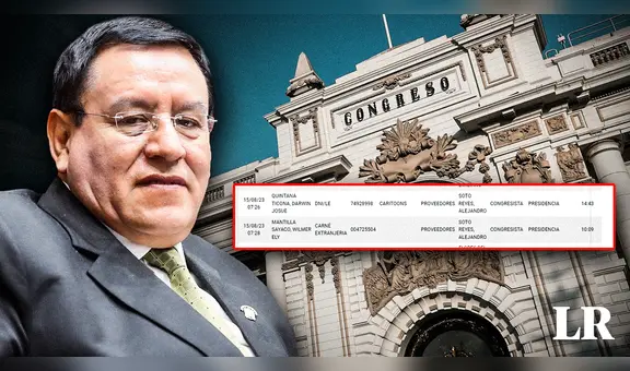 Alejandro Soto niega haberse reunido con proveedores del Congreso, pero registros lo desmienten