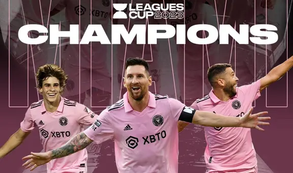 ¡Messi campeón! Inter Miami ganó 10-9 en penales a Nashville y se corona en la Leagues Cup 2023